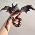 thumbnail image 3 of New Design 3D Printed 3D Printed Dragon Figurine Winged Design Multi-Jointed Movable Dragon Tabletop Animal Decors Gift Idea, 3 of 7