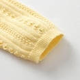 thumbnail image 6 of Gubotare Toddler Sweater Toddler Boys Girls Crewneck Cardigan Sweaters Long Sleeve Kids Button Cotton School Uniform Knit Tops Outwear 2T 3T (Yellow,2-3 Years), 6 of 9