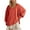 Red, variant on Titcea Sweatshirt for Women, Solid Color V Neck Trendy Sweater, Loose Comfy Casual Tops