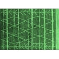 thumbnail image 1 of Ahgly Company Indoor Rectangle Oriental Emerald Green Industrial Area Rugs, 2' x 3', 1 of 4