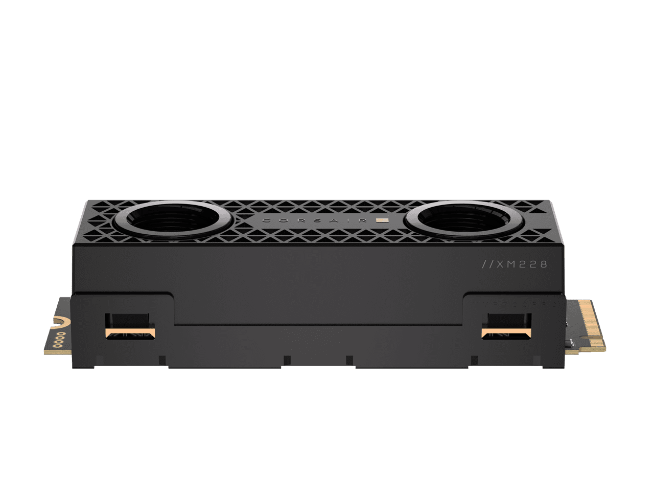CORSAIR MP700 PRO Hydro X Series 2TB PCIe Gen5 x4 NVMe 2.0 M.2 SSD – High-Density TLC NAND – Pre-installed Water Block – M.2 2280 CSSD-F2000GBMP700PHX – DirectStorage Compatible  – Up to 12,400MB/sec