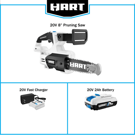Hart 20-Volt Pruner Saw (1) 20-Volt 2Ah Lithium-Ion Battery