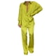 thumbnail image 1 of Conjunto de satén de 2 piezas para mujer: camisa de manga larga con botones y pantalones anchos, informal/pijama, tallas S-XXL, 1 of 6