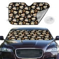 thumbnail image 2 of Fotbe Flower Fox Car Windshield Sunshade | Sun Visor Protector Front Window Shade, Keeps Out UV Rays, Keeps Your Vehicle Cool-, 2 of 7