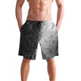 thumbnail image 4 of Dailycode Men's Quick Dry Swim Trunks Beach Shorts Casual Summer Board Shorts with Pockets, Black and White Tie Dye, 4 of 8
