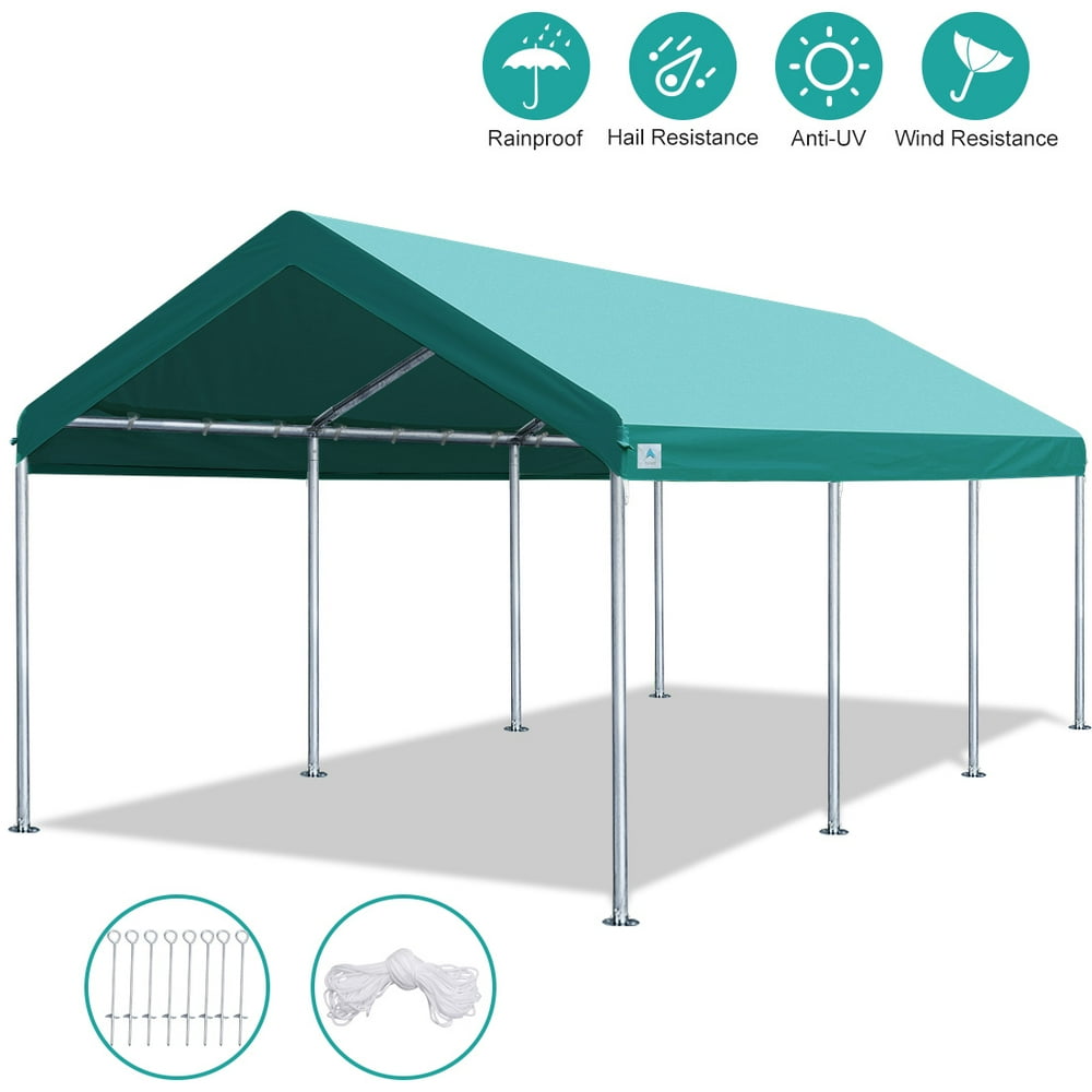 ADVANCE OUTDOOR 10' x 20' Heavy Duty Steel Carport Car Canopy Garage Boat Shelter Party Tent