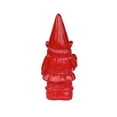 thumbnail image 3 of Hi-Line Gift Ltd. Garden Gnome Statue Holding Lantern-Red, 3 of 5