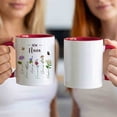 thumbnail image 4 of Customizaholic Personalized First Mom Now Grandma Mug - Birth Flower Garden Design, Custom Family Names Keepsake Gift, 4 of 6