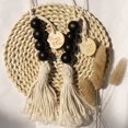 thumbnail image 4 of 3 Pieces Wood Bead Garland, Tassel Garland for Farmhouse Home Décor, Summer Bead Garland for Tiered Tray Décor, Rae Dunn Décor (Black (Wood Beads)), 4 of 7