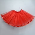 thumbnail image 2 of Skirts for Women Carnival Tutu Rockabilly Petticoat Glitter Festival Party Underdance Prom Evening Dress Ballet Womens Skirt Red, 2 of 4