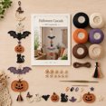 thumbnail image 2 of Cute Halloween Garden Cascade DIY Crochet Hanging Decoration Kit, 3D Soft Boho Dreamcatcher DIY Set for Beginners Adults Friendly with Wooden Beads and Tassel Decor for Home Wall Window Room Gift, 2 of 6