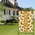 thumbnail image 4 of Spring Summer Sunflower Garden Flag 28x40 Inch Double Side for Outdoor Courtyard Garden Decor Flowers Welcome Holiday Flag for Outside Decoration, 4 of 6