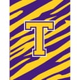thumbnail image 7 of Monogram - Tiger Stripe - Purple Gold Initial A Monogram Initial Flag Garden, 7 of 7