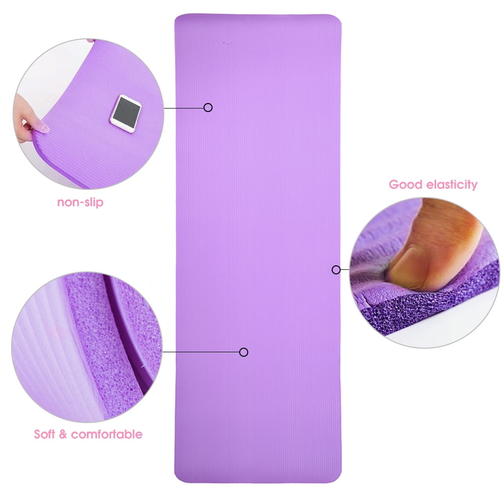 Fitness Pad, Yoga Cushion, Yoga Pad Mat, Bodybuilding Sit-ups Yoga For Knees Back Ankles Purple