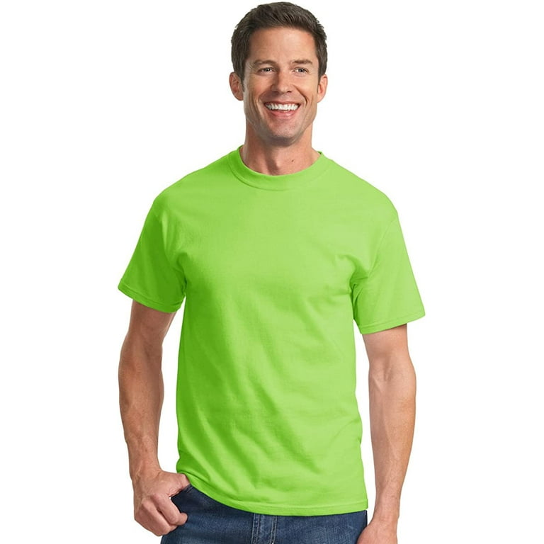 Lime green and red shirt 2025
