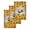 Lemon Yellow, variant on Bathing Roosters Kitchen Dish Towels for Drying Dishes Set of 3, Farmhouse Sunflower Vintage Burlap Waffle Weave Microfiber Hand Tea Bathroom Towels Quick Dry & Absorbent Towel 15.7x23.6