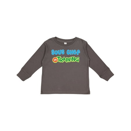 

Inktastic Sous Chef in Training Gift Toddler Boy or Toddler Girl Long Sleeve T-Shirt