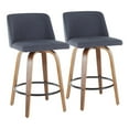 thumbnail image 1 of Tabouret à hauteur de comptoir Toriano de LumiSource, Ensemble de 2, 1 of 8