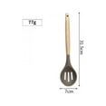 thumbnail image 2 of Wooden Kitchen Utensils For Cooking Baking Silicone Kitchenware Non-Stick Kitchen Utensil Tongs, 2 of 5