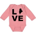thumbnail image 3 of Inktastic Love Maine Boys or Girls Long Sleeve Baby Bodysuit, 3 of 5