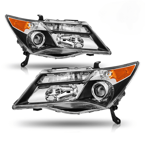 For 2007-2009 Acura MDX Headlights HID Headlights Assembly Pair w/o AFS