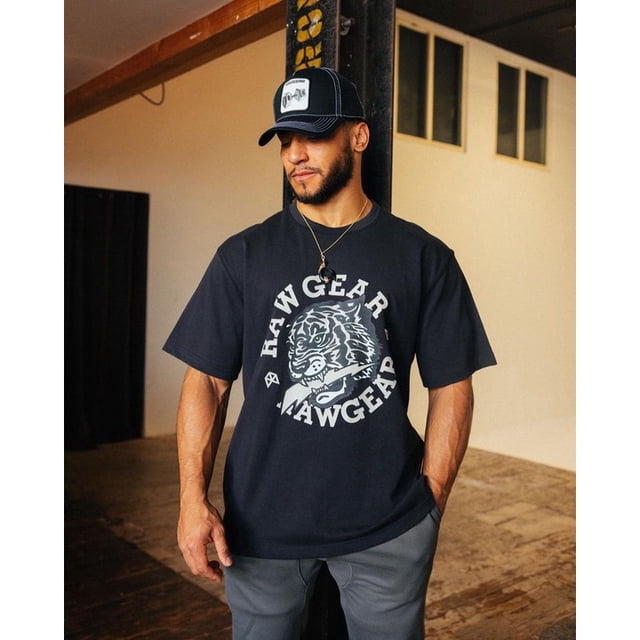 Camiseta Hombre Rawgear Hombres Camisetas Dtg Técnica De Impresión Premium Alta Calidad Ropa Para Y2K Raw Gear