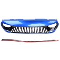 thumbnail image 2 of Bapmic Matte Blue Gladiator Vader Bumper Grille for Jeep Wrangle 2007-2018, 2 of 7