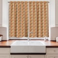 thumbnail image 2 of Ambesonne Sushi Kitchen Curtains, Japanese Cuisine Chopsticks, 55"x45", Burnt Sienna and Multicolor, 2 of 3