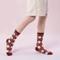 thumbnail image 3 of Calcetines de tubo de otoño e invierno para niños, calcetines de rayas de oso, calcetines de marea de estilo japonés y coreano, calcetines de algodón peinado, 3 of 5