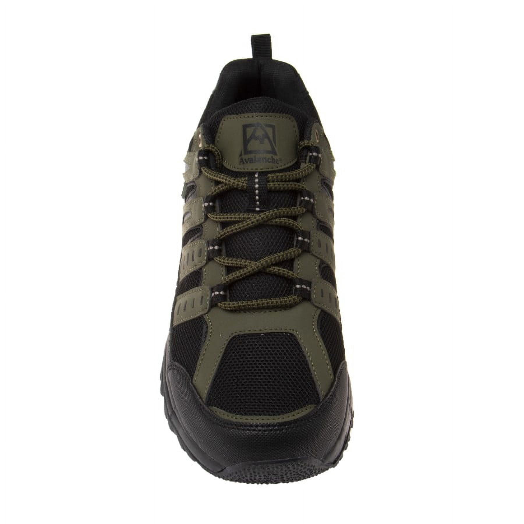 Avalanche Men Hiking Shoes - Olive, Size: 12