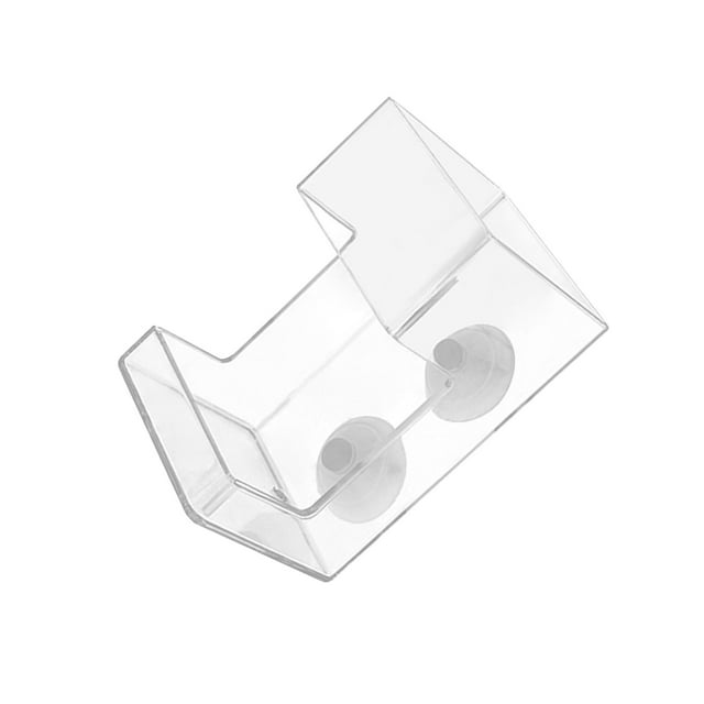 QualitChoice Mangeoire à Poissons Acrylique Transparente pour Crevettes Cerises pour Aquarium Cylindre Réservoir Cuboïde