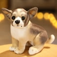 thumbnail image 2 of Cute Realistic Soft Stuffed Pet Dog Plush Toy - Perfect Kids Gift, 2 of 4