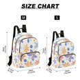 thumbnail image 2 of FORMRS Mini Backpack Purse for Women Travel Daypack Casual Shoulder Bag, Blue Retro Flower, 2 of 7