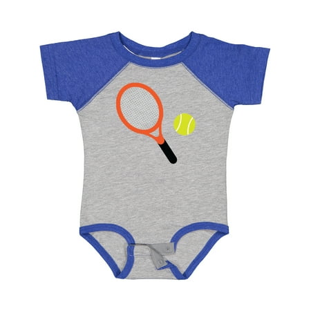 

Inktastic Tennis Racket and Ball Gift Baby Boy or Baby Girl Bodysuit
