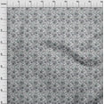 thumbnail image 4 of oneOone Silk Tabby Gray Fabric Asian Suzani Sewing Craft Projects Fabric Prints By Yard 42 Inch Wide, 4 of 5