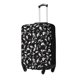 thumbnail image 1 of Balery Black White Leaves Funda de equipaje, fundas para maletas, elástica, lavable, protector de maletas, compatible con maletas de 18 a 32 pulgadas-X-Large, 1 of 7