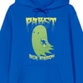thumbnail image 2 of Pabst Blue Ribbon Ghost With A Beer Adult Royal Blue Hoodie-Medium, 2 of 4