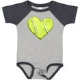 thumbnail image 3 of Inktastic Tennis Ball in Heart Boys or Girls Baby Bodysuit, 3 of 5