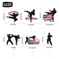 thumbnail image 3 of Decoración para magdalenas LECAKTO, karate, artes marciales, 18 piezas, 3 of 6