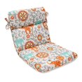 thumbnail image 1 of Pillow Perfect Outdoor/Indoor Menagerie Cayenne Rounded Corners Chair Cushion, 1 of 1