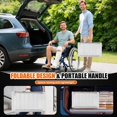 thumbnail image 7 of 4FT Aluminum Wheelchair Ramp, Portable for Stairs & Cars, 800 lbs Capacity with Non-Slip Surface, 7 of 7