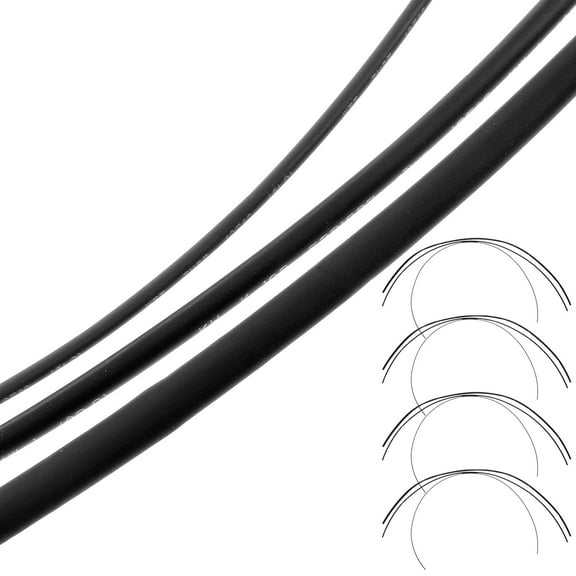 unbranded  15 Pcs Shrink Tubing For Wires Tubes Electrical Cable Ties Heat Black