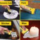 thumbnail image 4 of Juego naranja de espátula de vidrio pequeña con mango de plástico retráctil más 10 hojas, herramientas de ferretería, herramienta práctica, 4 of 4