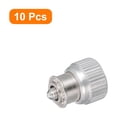thumbnail image 3 of 10 Pack M3x0.5x5.84mm Computer Case Thumbscrews, Knurled Head Spring Screw, Silver White, 3 of 6