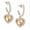 silver, variant on Purple and Amber Yellow  Bamboo Hoop Earrings – Lightweight Gradient Statement Jewelry for Women