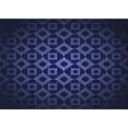thumbnail image 1 of Ahgly Company Indoor Rectangle Patterned Deep Periwinkle Purple Area Rugs, 3' x 5', 1 of 6