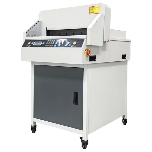 110V 17.72"/450mm Electric Heavy Paper Cutter Commercial Numerical Control Paper Cutter