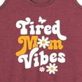 thumbnail image 3 of Instant Message - Vibes Tired Mom - Women's Racerback Tank Top, 3 of 6