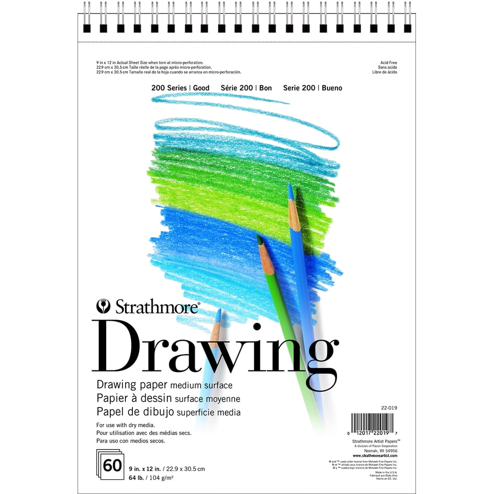 Strathmore 200 Series Mixed Media Art Paper, 75 lb., AcidFree, 9" x 12