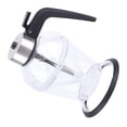 thumbnail image 4 of Dispensador De Aceite, Cuerpo Transparente Antifugas, Botella De Miel De Diamante De Mano De Vidrio Grueso De 200 Ml Con Base De Almacenamiento Poligonal Para Vinagre, 4 of 8